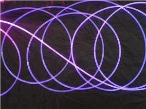 부드러운 0.{1}}mm Led 측면 조명 섬유